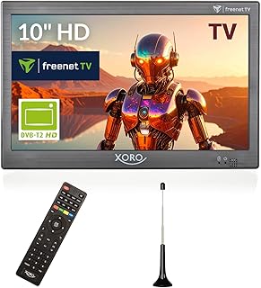Compare Xoro PTL 1050 V2 Portable TV 25.7 cm 10.1 Zoll EEK: D A  G Akkubetrieb, INCL. 12V KfzAnschlusska at KSA Price