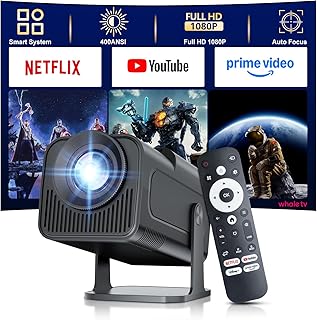Salange Mini Projector, Compatible with Netflix, 4K…