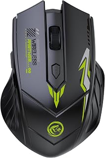 INDOTEAM Slim LED Light-Up Wireless Mouse with…