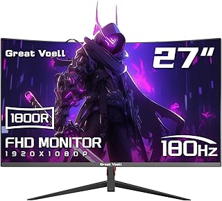 Compare 27Inch Gaming Monitor, 180Hz, FHD 1920x1080P, HDR, 99% sRGB, FreeSync, AntiBlue Light, VESA Mountable, HDMI 2.0 & DP 1.4, Tilt Adjustable, 16:9 PC Screen at KSA Price