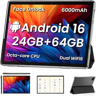 Compare TUOHAITIME Android 16 Tablet,10 inch Tablets, Octa Core CPU, Black at KSA Price