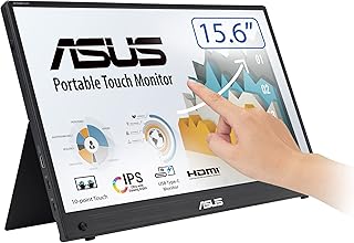 Compare ASUS ZenScreen Touch MB16AHT portable monitor — 16 inch 15.6 inch viewable FHD 1920 x 1080, IPS, 10point touch at KSA Price