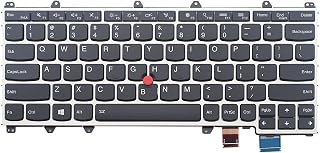 Compare Laptop Keyboard Advanced Compatible with Thinkpad Compatible with Yoga 260 MT 20FD 20FE US Backlit Keyboard Simple&easy to use at KSA Price