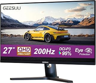 Compare 27 Inch Gamer PC Screen, QHD 1440p, Computer 200hz, 1ms, IPS, HDR, 95% DCIP3, Eye Care Screen, Gaming HDMI 2.1 & DP 1.4 at KSA Price