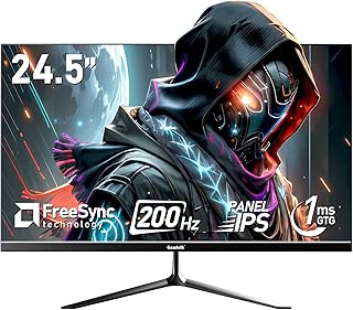 Gawfolk 24.5" inch Flat IPS Gaming Monitor 200Hz…