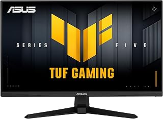 Compare ASUS TUF Gaming VG249QM5A 24" Full HD Monitor 240Hz, 0.3ms GtG, Adaptive Sync, FreeSync Premium, FastIPS, 16:9, 1920 x 1080, DisplayPort, HDMI, Speaker at KSA Price