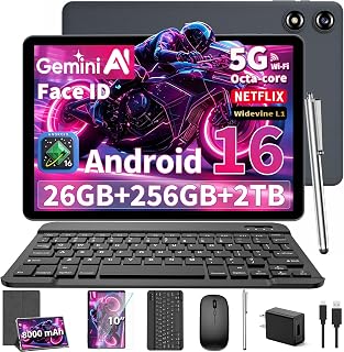 10 inch Tablet with Keyboard - 2026 Gemini AI…