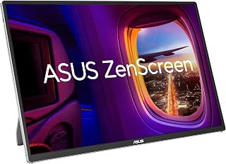 Compare ASUS ZenScreen OLED MQ16FC Portable Monitor 16inch 16:10 WUXGA 1920 x 1200 OLED Panel, Power Pass Through, Auto Rotate, Tripod, USB TypeC, Mini HDMI, 95% DCIP3, Flicker Free, Low Blue Light at KSA Price