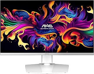 Compare MSI MAG 272QPW QDOLED X28 27inch 2560 x 1440 QHD Gaming Monitor, 280Hz, AdaptiveSynch, HDR Ready, HDMI, VGA Port,VESA Mountable, Tilt, 4Side Slim Bezel, 0.03ms, White at KSA Price