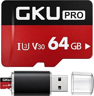 GKU 64GB Memory Card for Dash Cam with Card…