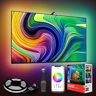 Compare Sengled Vision G2 11.8FT LED Light Strip, Smart HD Camera, RGB Independent Control, Works with Alexa & Google, App Control, Offline Mode, Ambient Lights for 5060 inch TVs at KSA Price