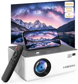 Mini Projector Native 1080P Outdoor Movie Projector,…