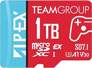 TEAMGROUP APEX 1TB microSD Express Card, microSDXC…