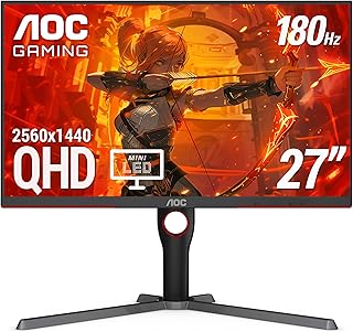 AOC Q27G3XMN 27" Mini LED Gaming Monitor,…