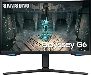 Samsung Odyssey G6 LS27BG650EUXXU 27" Curved…