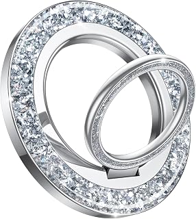 Compare Lamicall Magnetic Phone Ring for MagSafe, Super Magnet Glitter Silver Grip at KSA Price