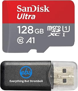 Compare SanDisk Ultra 128GB MicroSDXC UHSI Memory Card for Tablet Works with Lenovo Tab P11 Pro, Tab P 11 Plus SDSQUA4128GGN6MN Class 10 A1 Bundle with 1 Everything But Stromboli MicroSD Card Reader at KSA Price