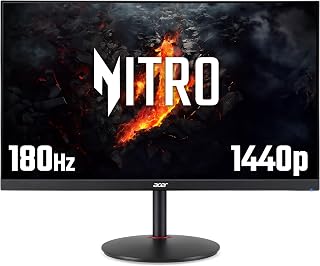 Compare Acer Nitro XV271UM3 27 inch Quad HD 2560 x 1440 Gaming Monitor  180Hz, 1ms, IPS Panel, FreeSync Premium, 95% DCIP3, HDR Ready, Speakers, DisplayPort, HDMI at KSA Price