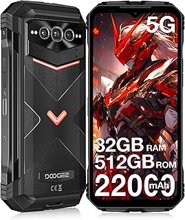 DOOGEE V MAX Pro(2025) 5G Rugged Phone,22000mAh,32GB+512GB/TF…