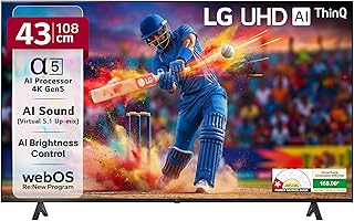 Compare LG 108 cm 43 inches 4K Ultra HD Smart LED TV 43UQ7550PSF Ceramic Black at KSA Price