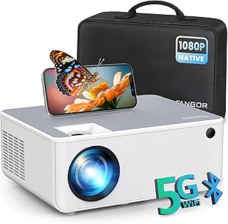 Compare FANGOR 1080P HD Projector, WiFi Projector Bluetooth Projector, 6500 Lumen 230" Portable Movie Projector, Home Theater Video Projector Compatible with TV Stick, HDMI, VGA, USB, Laptop, iOS & Android at KSA Price