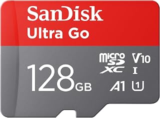 SanDisk Ultra Go micro SDXC UHS-I Card 128GB +…