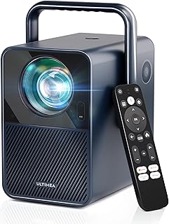 Compare ULTIMEA Projector 4K Decoding Android TV 11.0 with Netflix, 1000 ANSI Lumens Projector Native 1080P, Dolby Audio, Projector with WiFi 6 and Bluetooth 5.3, Portable Home Cinema Projector, Poseidon E40 at KSA Price