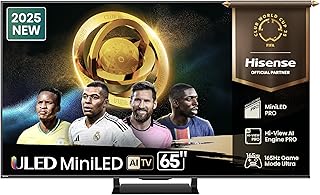 Compare Hisense 65" U7Q Pro MiniLED QLED 4K Smart TV 2025 – 165Hz Game Mode, Quantum Dot, Dolby Atmos, IMAX Enhanced, AI Engine, AntiReflection, 2.1.2 Channel, 8Year OS Updates at KSA Price