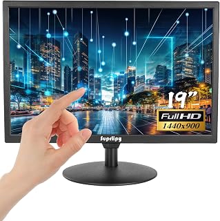 Compare 19 Inch Touch Screen 1440x900 Support HDMI VGA AV USB BNC, 10 Points Capacitive Touch TFT LED Monitor for PC Laptop Xbox PS5 PS4 Switch POS Systems Builtin LounSpeakers at KSA Price