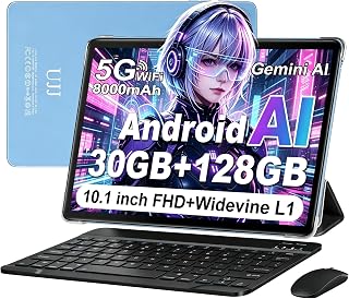 2026 Android 15 Tablet with Keyboard, Gemini AI…