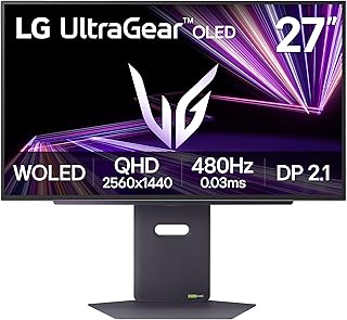 LG 27GX790A-B UltraGear 27-inch OLED QHD 1440P 480Hz…