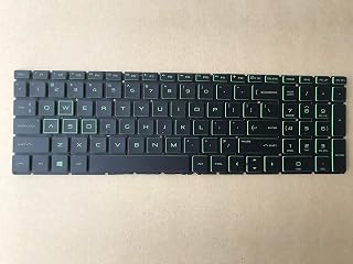 Compare Laptop Keyboard Advanced Compatible with Pavilion Gaming 15CX000 15cx0001tx Keyboard Green Backlit US Simple&easy to use at KSA Price