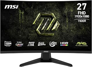 Compare MSI MAG 275CF X24 27" FHD Curved Gaming Monitor at KSA Price