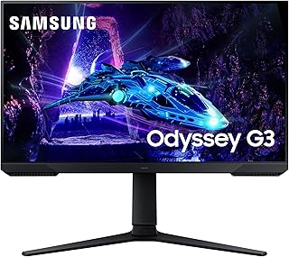Compare Samsung Odyssey G3 LS24DG302EUXXU 24" 180Hz 1ms FullHD Gaming Monitor  1920x1080, HDR10, HDMI, Displayport, Freesync, Height Adjust at KSA Price