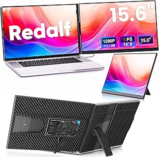 Redalf Laptop Screen Extender, 15.6" FHD 1080P…