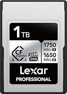Compare Lexar 1TB Professional CFexpress Type A Silver 4.0 Memory Card, for Photographers, Videographers, Up to max 17501650 MBs, 8K Video LCAEXS4001TRNENU at KSA Price