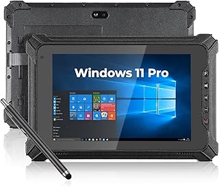 Compare MUNBYN 2025 Rugged Windows Tablet IRT06, 8" Windows 11 Pro, 8GB+128GB Tough Tablet, 700nit Sunlight Readable, Intel N5100 Rugged PC for Construction, Industrial, 2Y Protection at KSA Price