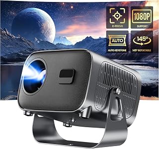 [Electric Focus & Auto Keystone] Mini Projector…