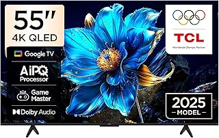TCL 55 Inch AiPQ Processor Slim Uni-Body QLED…