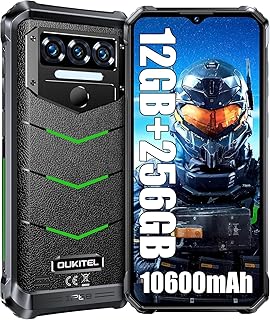 Compare WP38 Rugged Phone 12GB+256GB 6.52 inch MediaTek MT8788 Octa Core 10600mAh Global version Android 13 NFC 4G Smartphone Green at KSA Price