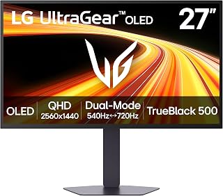 Compare LG 27GX790BB 27" UltraGear™ QHD 4th Gen. OLED Gaming Monitor | DualMode 720Hz@HD, 540Hz@QHD, 0.02msGtG, DP2.1, VESA DisplayHDR™ True Black 500 at KSA Price