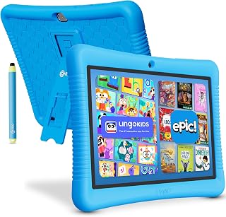 Compare Contixo K102 Kids Tablet, 10" HD Tablet with Parental Controls, Blue at KSA Price