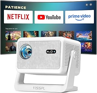 Compare 1500ANSI Mini Projector with WiFi and Bluetooth, Auto Focus & Keystone, 4K Support, Netflix Certified, LCD, HDMI, USB, Official Netflix Licensed at KSA Price