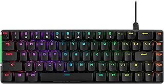 Compare ASUS ROG Falchion Ace 65% RGB Compact Gaming Mechanical Keyboard, Lubed ROG NX Red Switches & Switch Stabilizers, SoundDampening Foam, PBT Keycaps, Wired with KVM, Three Angles, Cover CaseBlack at KSA Price