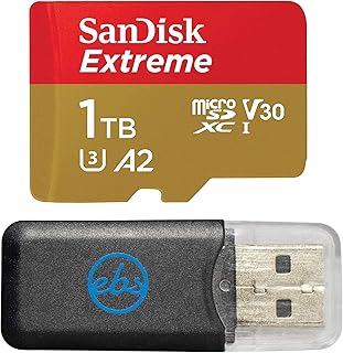 Compare Everything But Stromboli SanDisk 1TB Extreme Memory Card Compatible with GoPro Action Camera Hero 11 Black and Hero11 Black Mini SDSQXAV1T00GN6MN V30 UHSI C10 Bundle with 1 MicroSDXC Card Reader at KSA Price