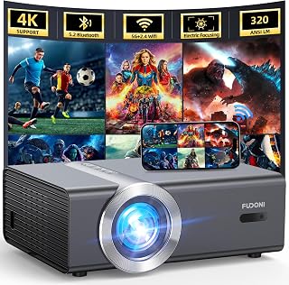 [Electric Focus/Auto Keystone] Projector with WiFi…