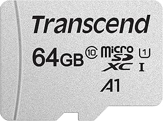 Transcend 64GB MicroSDXC UHS-I Class 10 U1 Memory…