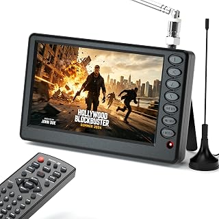 5 Inch Portable Mini TV for Car, Pocket Battery…