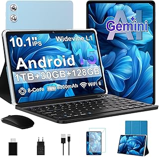fezawio Android Tablet 15 with 5G WiFi 10…