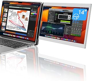 14'' Dual Laptop Screen Extender 1080P Portable…